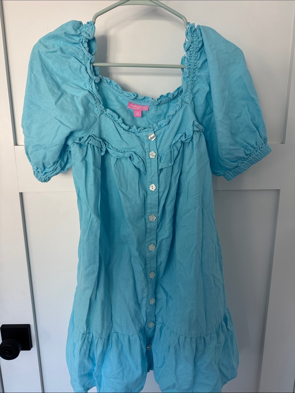 Stoney Clover Target Puff Sleeve Dress with Pockets